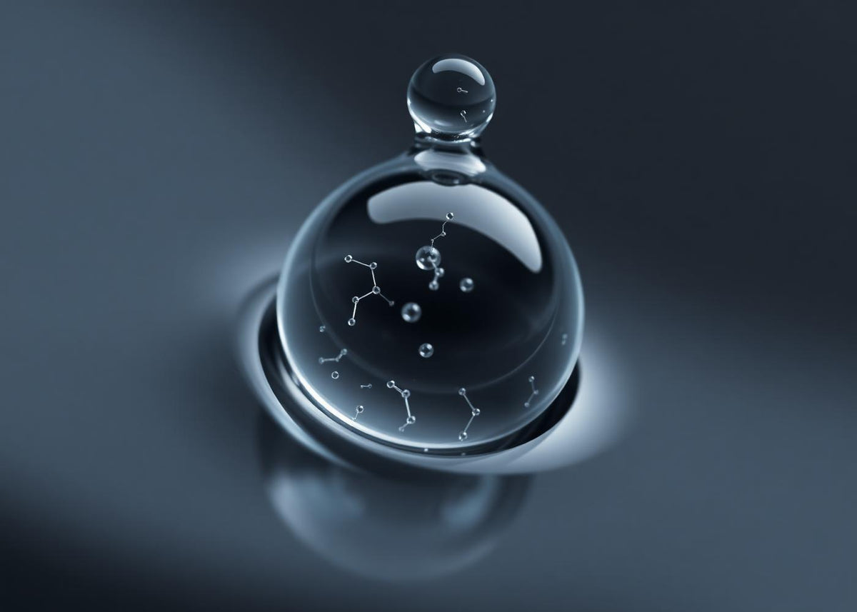 Greyon laboratory ingredient close-up